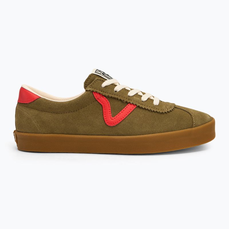 Scarpe Vans Sport Low gum pop oliva/rosso 2