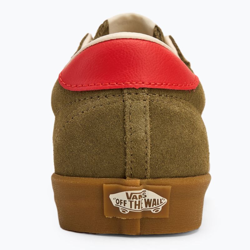 Scarpe Vans Sport Low gum pop oliva/rosso 6