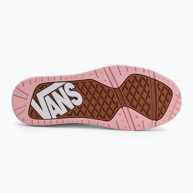 Scarpe Vans Upland in pelle bianca/rosa 4