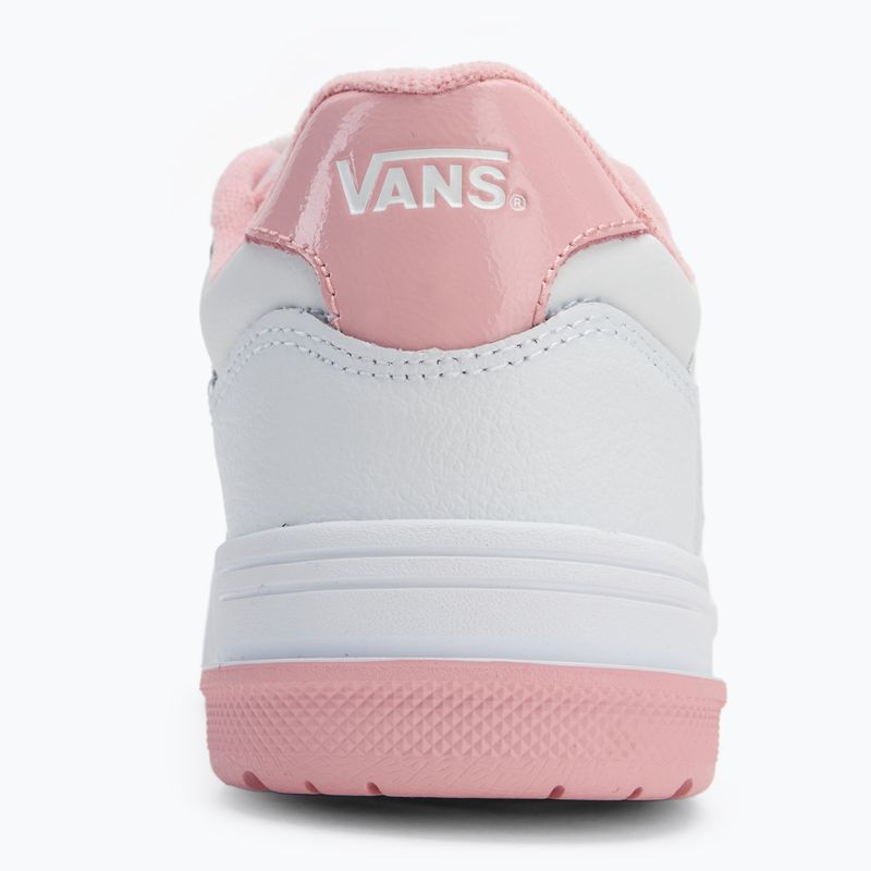 Scarpe Vans Upland in pelle bianca/rosa 6