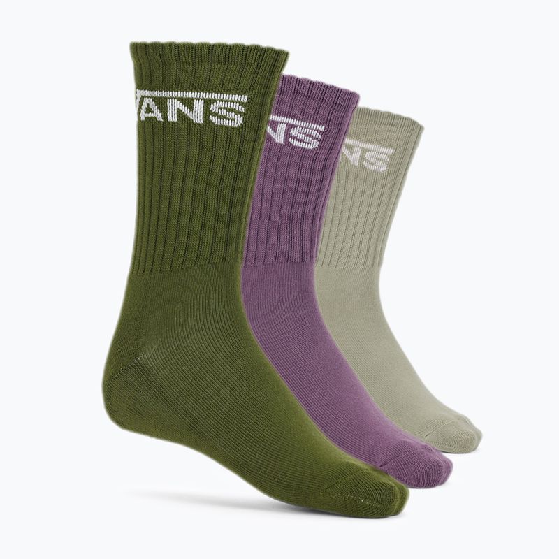 Calzini Vans Classic Crew da uomo 3 paia pesto