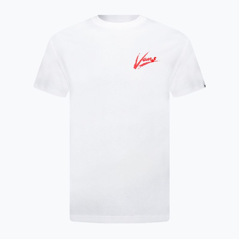 T-shirt Vans Dettori Loose Fit uomo bianco/rosso corsa