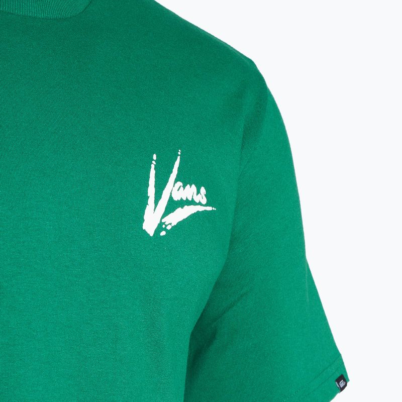 Maglietta Vans Dettori loose fit da uomo, verde scuro 3