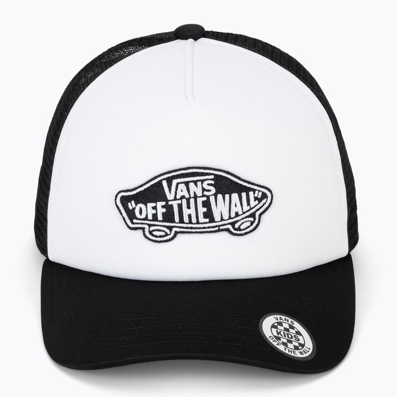 Vans Classic Patch Curved Bill Trucker berretto da baseball per bambini nero/bianco 2