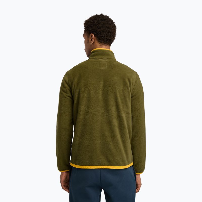 Felpa da uomo Timberland Polar 1/4 Zip in pile oliva scuro 2