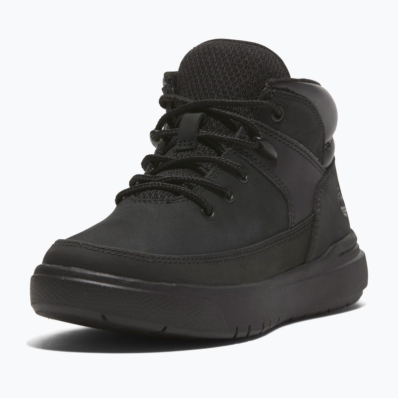 Timberland Seneca Bay Mid Lace blackout nubuck scarpe per bambini 9