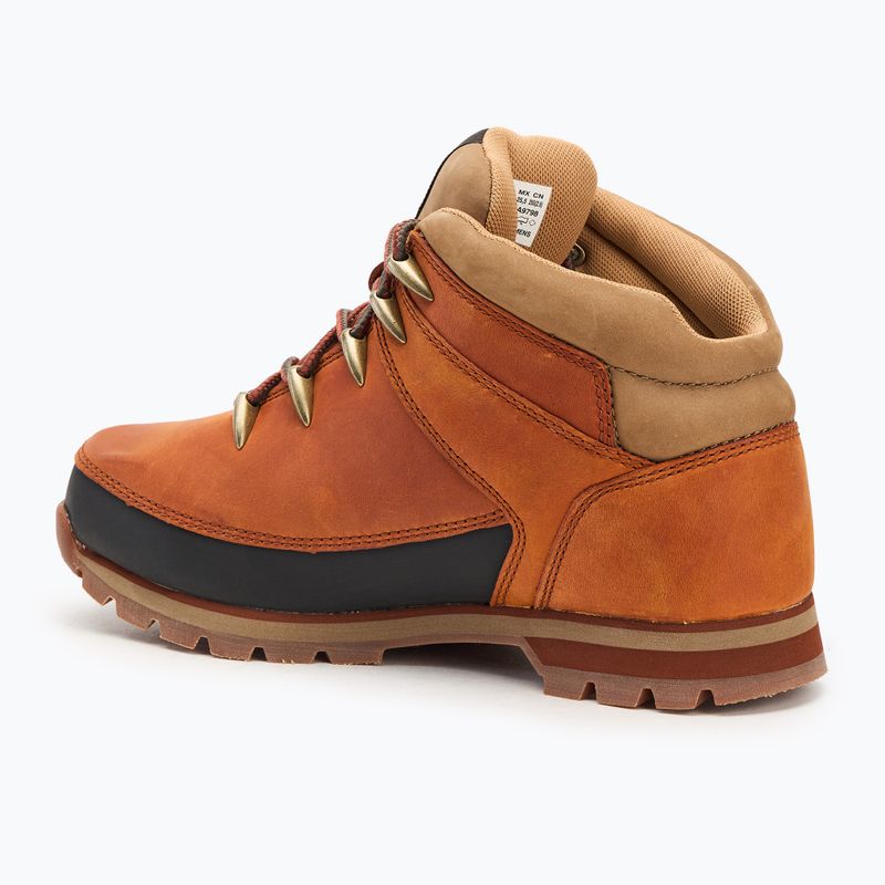 Stivali Timberland da uomo Euro Sprint medio arancione pieno fiore 3