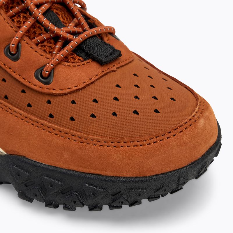 Scarpe Timberland per bambini Greenstride Motion 6 Low Lace in nabuk arancione scuro 7