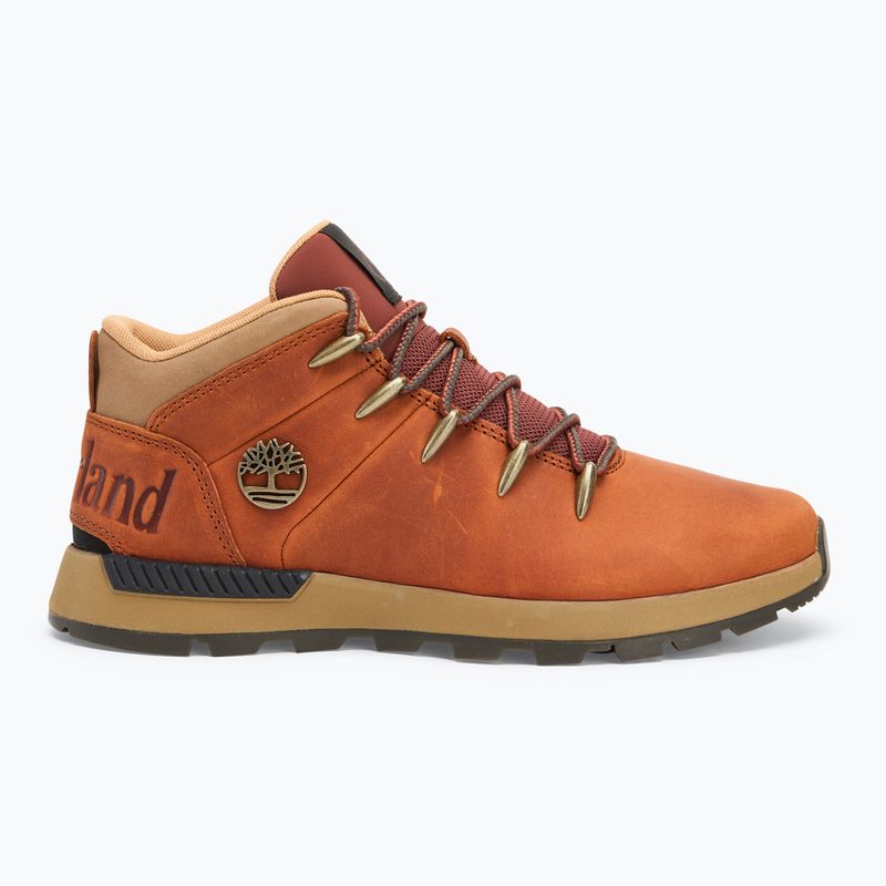 Uomo Timberland Sprint Trekker Mid Lace medio arancione Scarpe pieno fiore 2