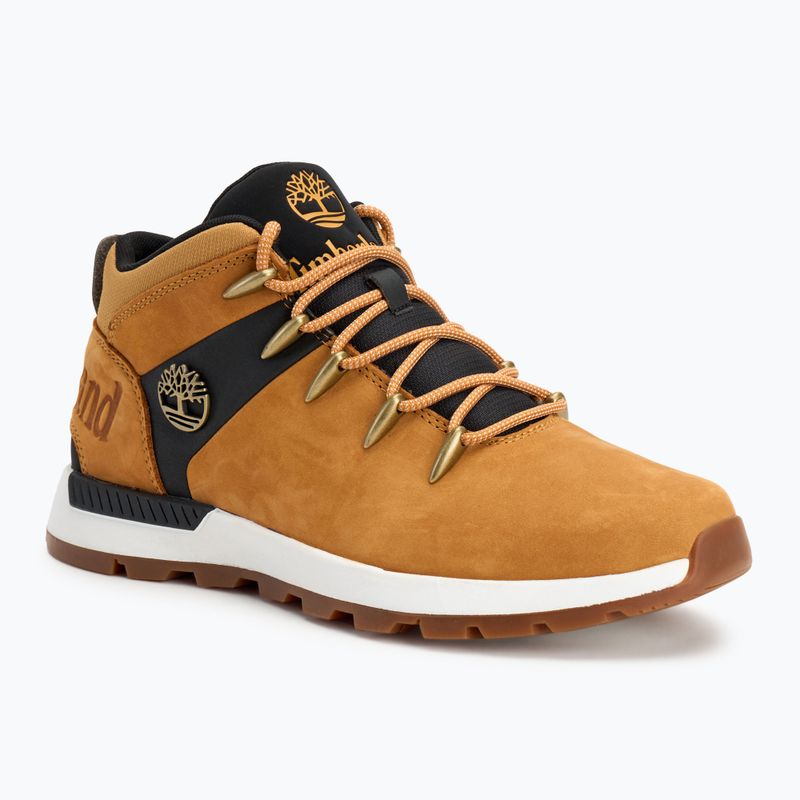 Scarpe Timberland Sprint Trekker Mid Lace Uomo in nabuk nero e grano