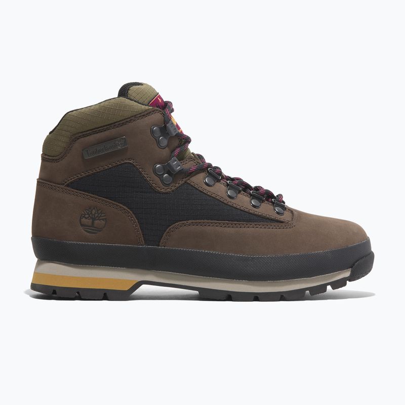 Scarpe Euro Hiker Mid da uomo Timberland in nabuk marrone scuro 11