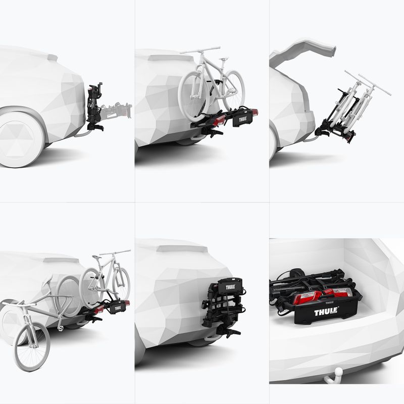 Portabici con gancio Thule OutPace 2Bike nero 9