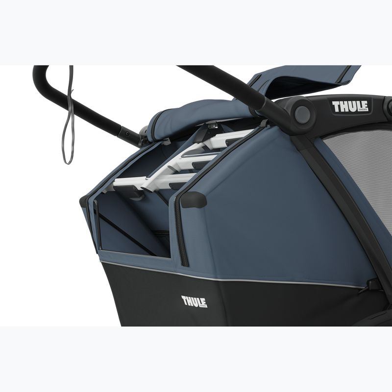 Rimorchio per bicicletta doppio Thule Chariot Cab ardesia scuro 4