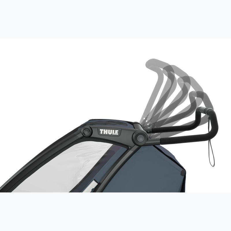 Rimorchio per bicicletta doppio Thule Chariot Cab ardesia scuro 7