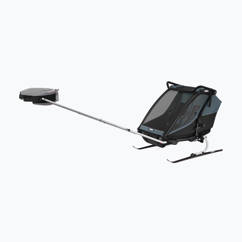 Rimorchio per bicicletta doppio Thule Chariot Cab ardesia scuro 11