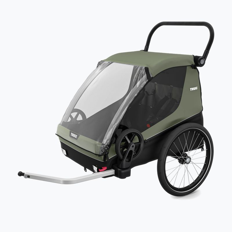 Carrello per bicicletta Thule Courier vintage green 3
