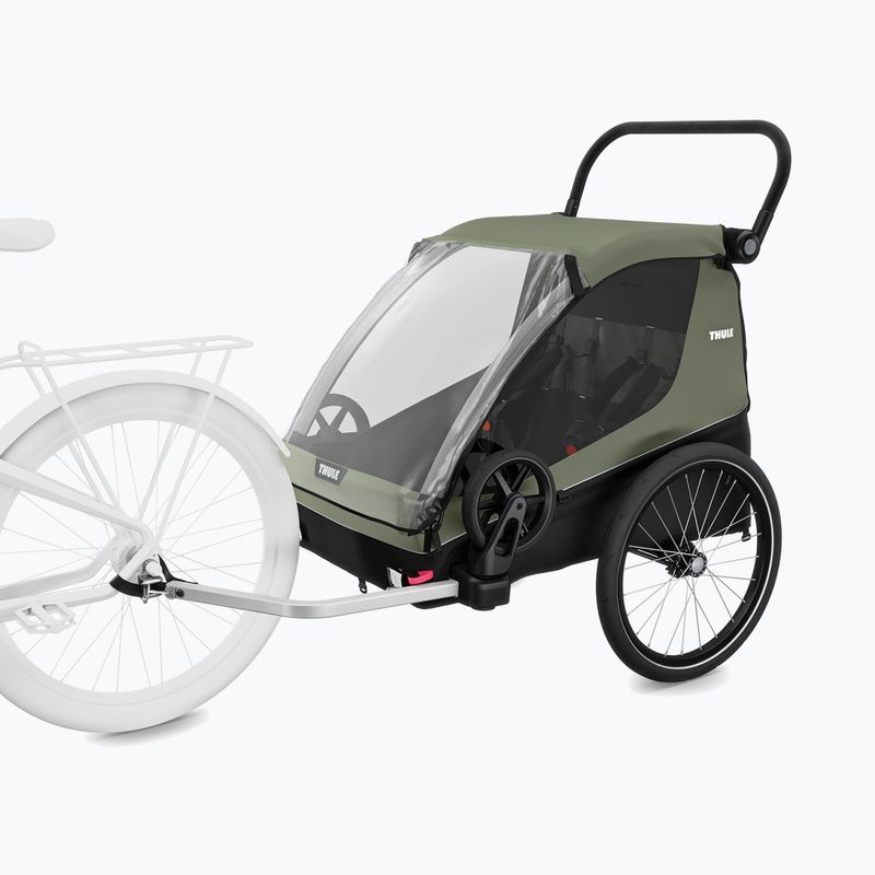 Carrello per bicicletta Thule Courier vintage green 4