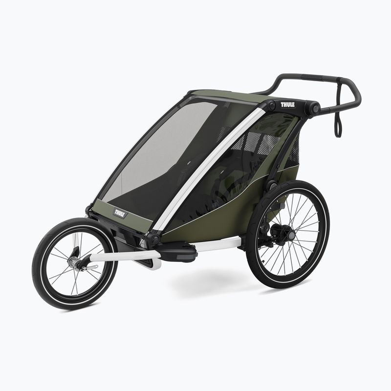 Carrello per bicicletta Thule Chariot Lite Double vintage green 4