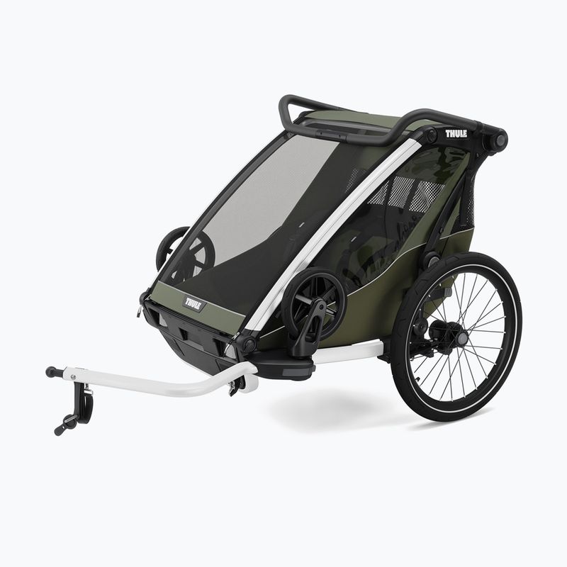 Carrello per bicicletta Thule Chariot Lite Double vintage green 5