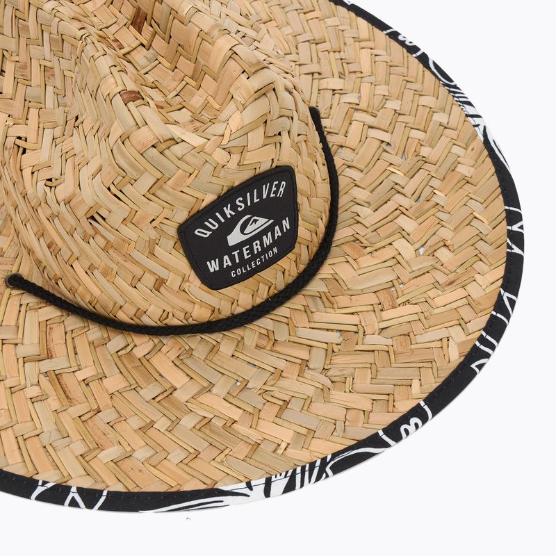 Cappello Quiksilver Waterman Outsider nero/jet nero da uomo 4