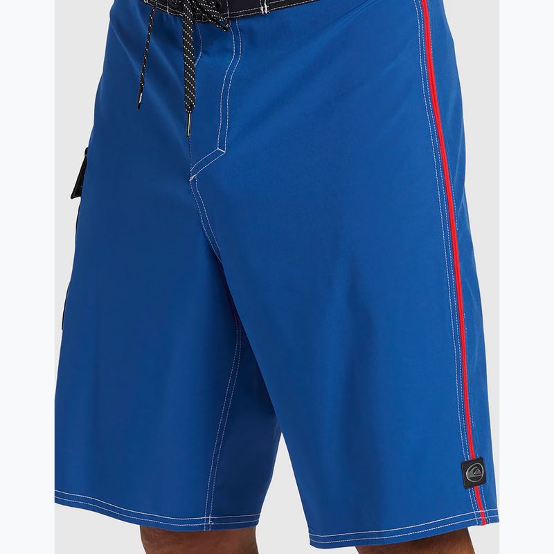 Pantaloncini da bagno Quiksilver Saturn Solid 21" Monaco Blue da uomo 5