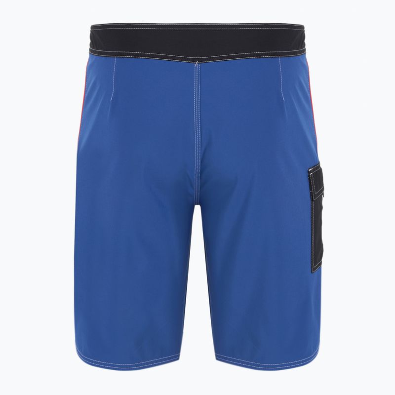 Pantaloncini da bagno Quiksilver Saturn Solid 21" Monaco Blue da uomo 7