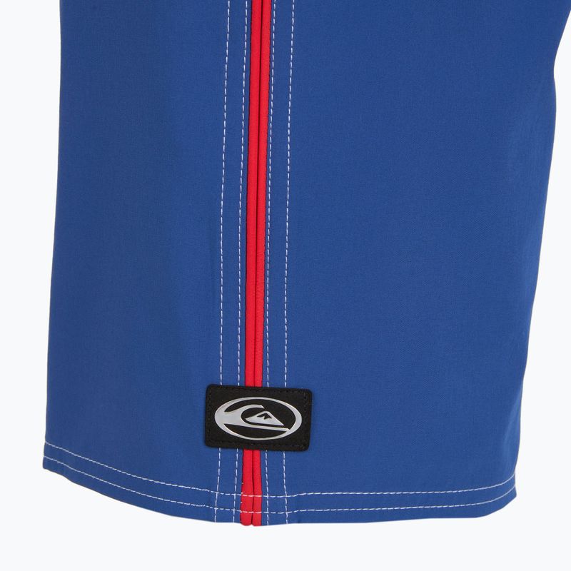Pantaloncini da bagno Quiksilver Saturn Solid 21" Monaco Blue da uomo 8
