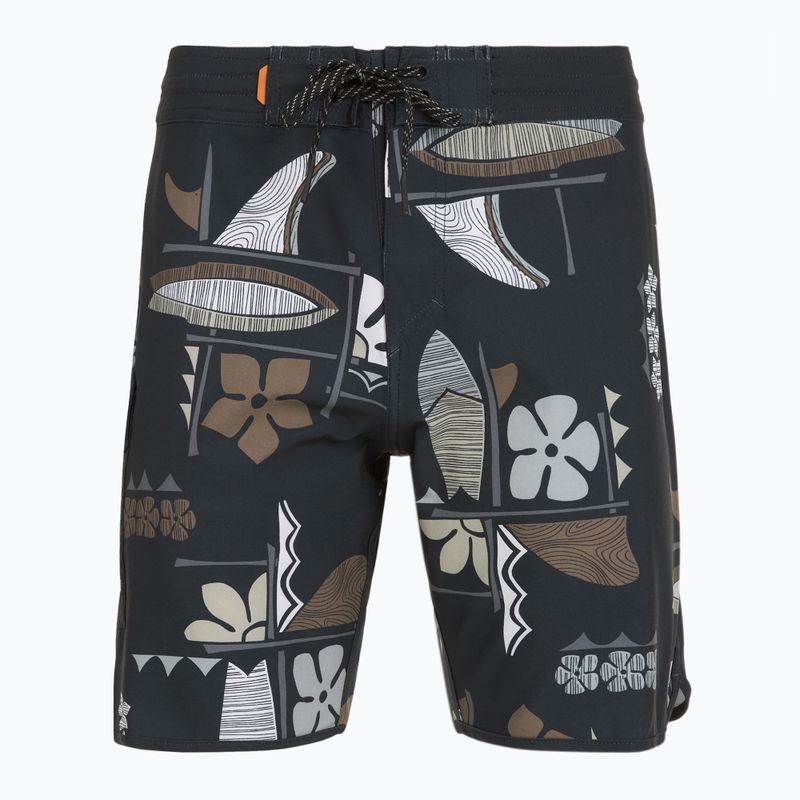 Pantaloncini da bagno Quiksilver Legends 19" da uomo, nero