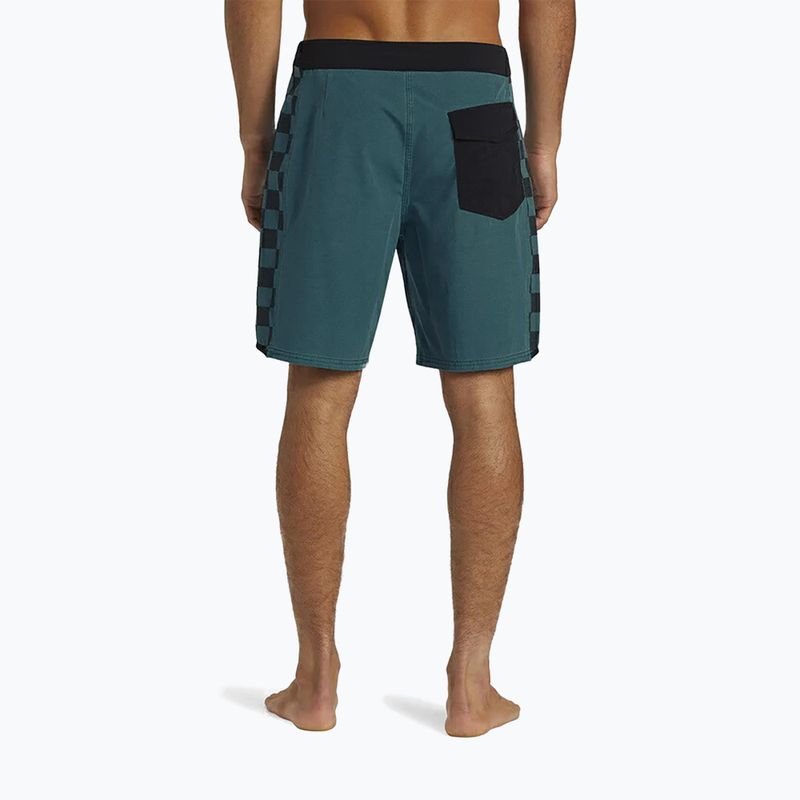 Pantaloncini da bagno Quiksilver Original Arch Hempstretch 18" Colonial Blue da uomo 5