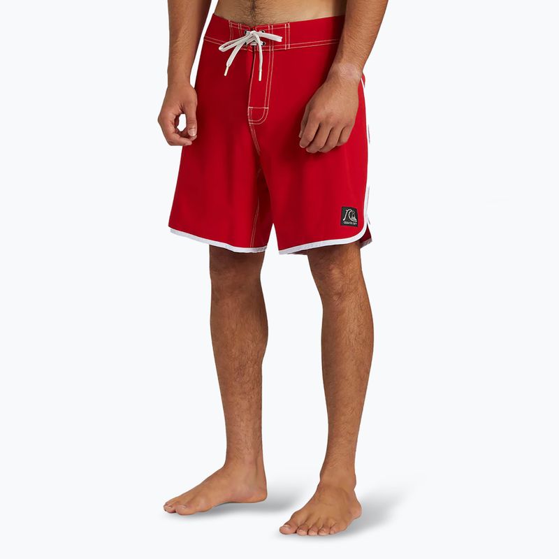 Pantaloncini da bagno Quiksilver Original Scallop 18" Salsa da uomo 4