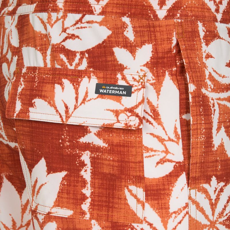 Pantaloncini da bagno Quiksilver Roots Volley 17" Red da uomo 4