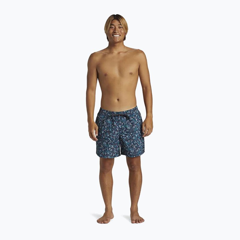Pantaloncini Quiksilver Remade Mix Volley 17" da uomo, navy scuro 4