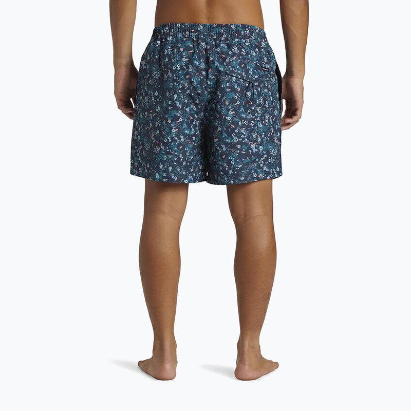 Pantaloncini Quiksilver Remade Mix Volley 17" da uomo, navy scuro 5