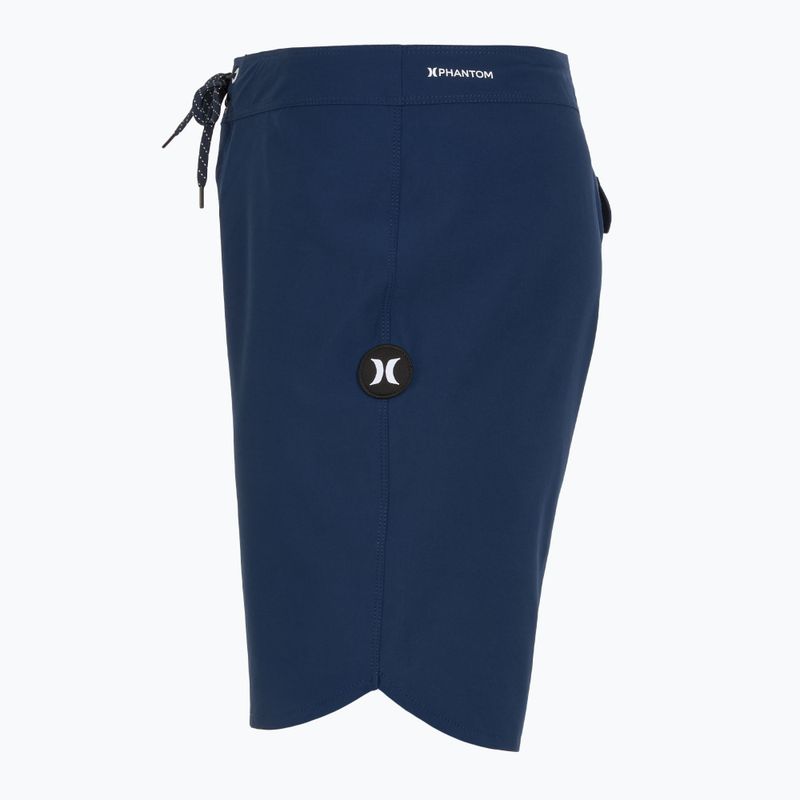 Pantaloncini da bagno Hurley Phantom Block Party 18" da uomo in blu paglierino 3