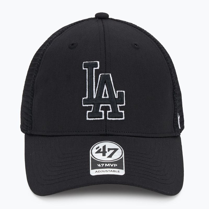 47 Brand MLB Los Angeles Dodgers Branson MVP berretto da baseball nero 2