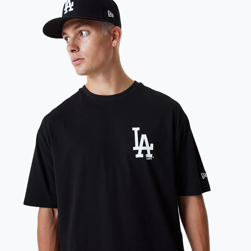 Maglietta New Era MLB Essentls LC OS Los Angeles Dodgers uomo nero 3