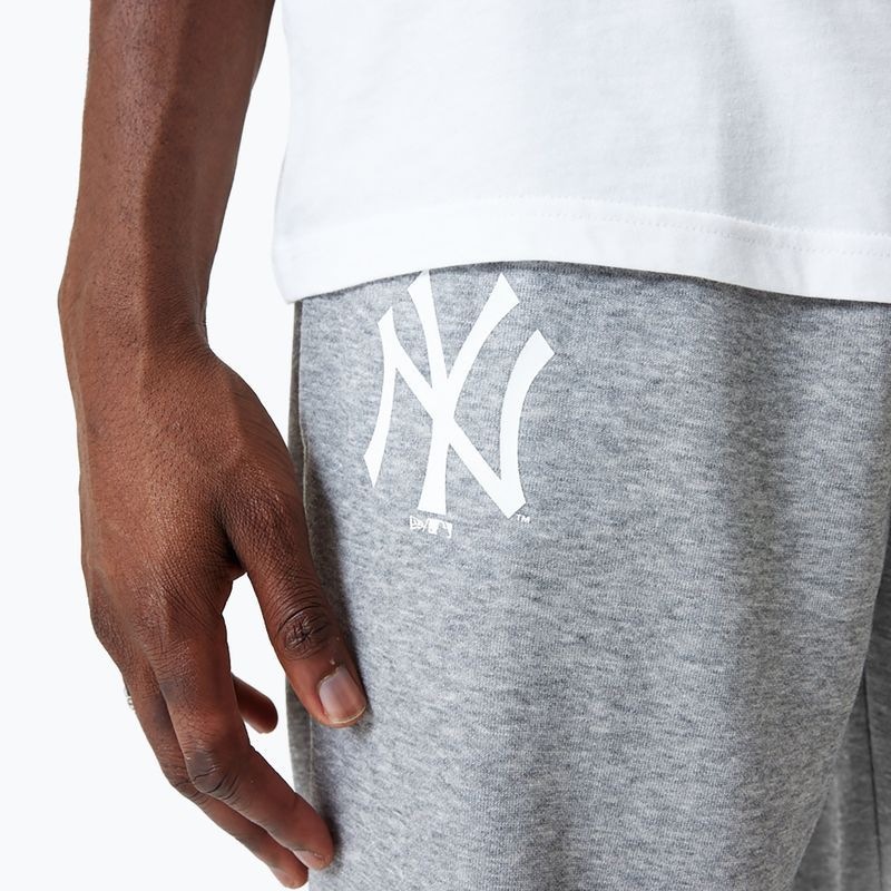 Pantalone New Era MLB Essentls Jogger New York Yankees grigio med da uomo 5