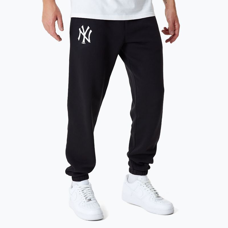 Pantaloni New Era MLB Essentls Jogger New York Yankees uomo nero