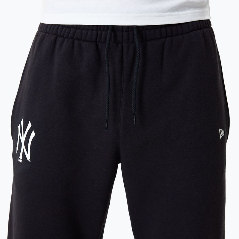 Pantaloni New Era MLB Essentls Jogger New York Yankees uomo nero 3