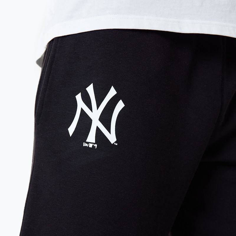 Pantaloni New Era MLB Essentls Jogger New York Yankees uomo nero 4