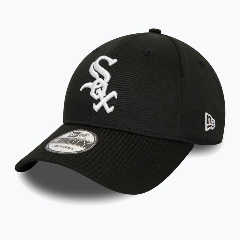 Cappello da baseball New Era Patch 9Forty Chicago White Sox uomo nero 2