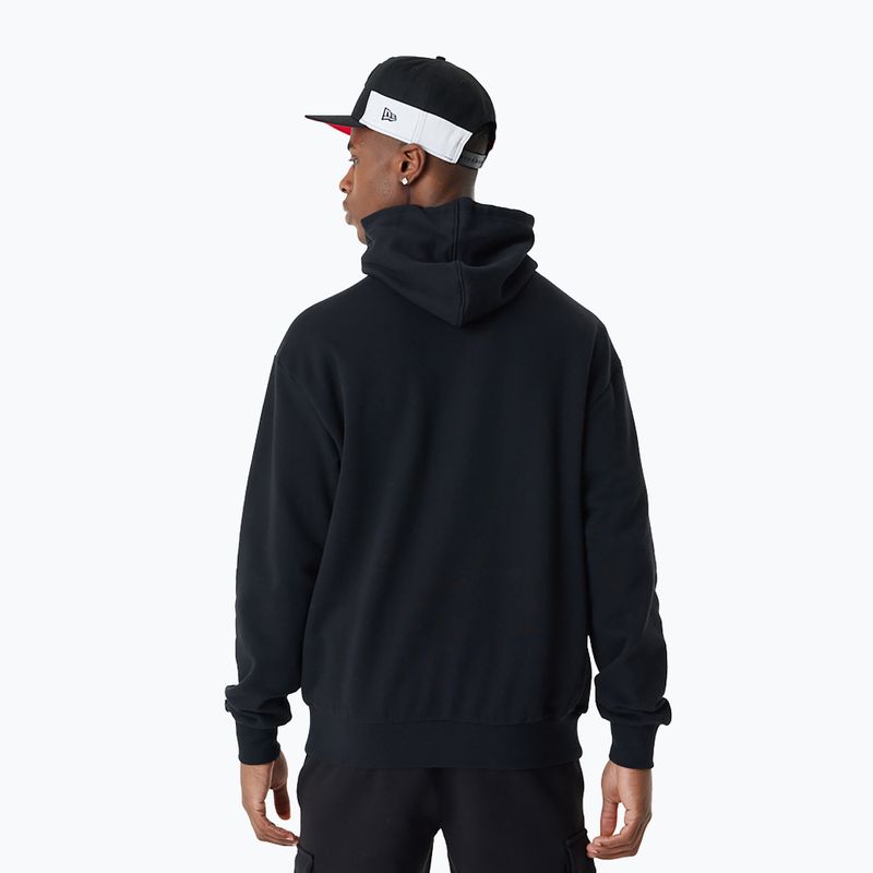 Felpa New Era NBA Graphic OS Hoody Chicago Bulls uomo nero 3