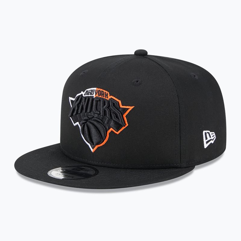Cappello New Era Split Logo 9Fifty New York Knicks nero 2