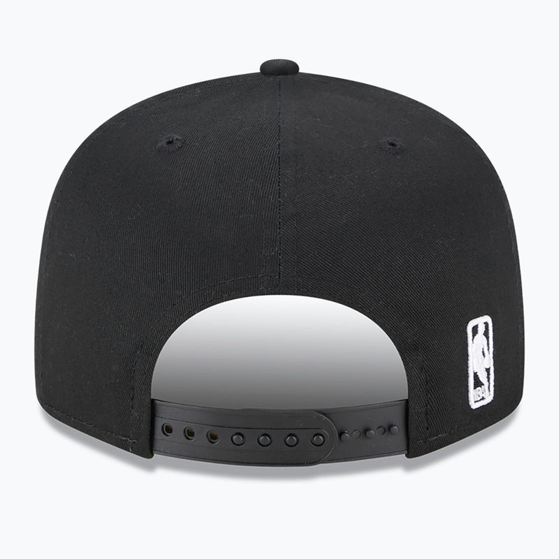 Cappello New Era Split Logo 9Fifty Milwaukee Bucks nero 4