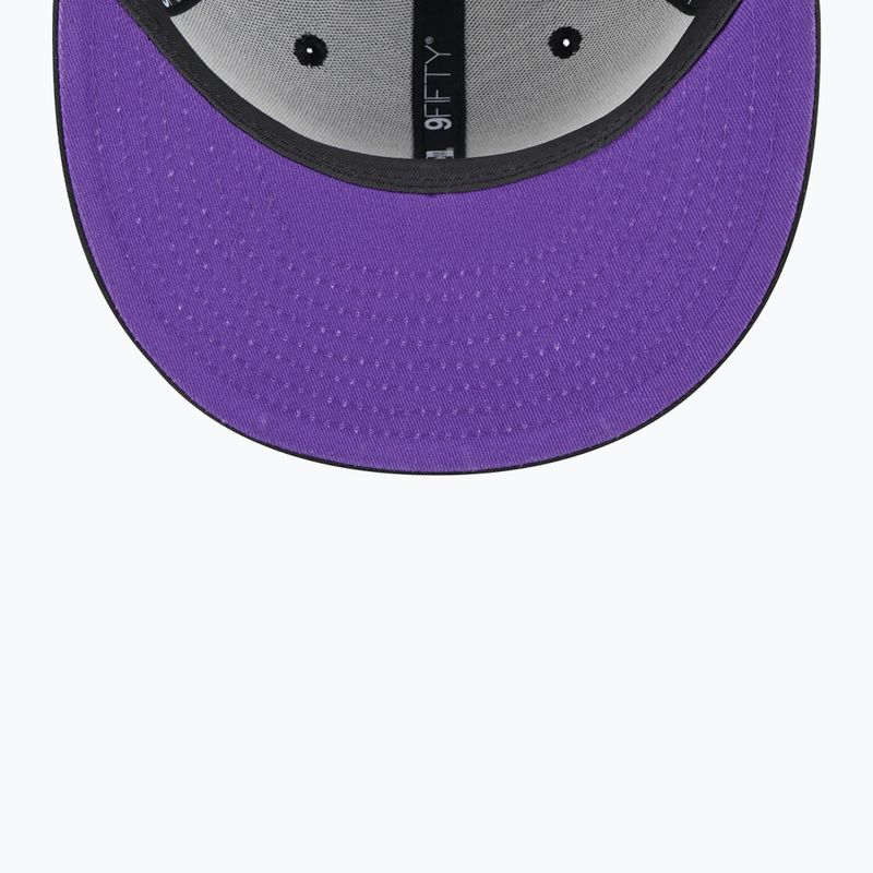 Cappello New Era Split Logo 9Fifty Los Angeles Lakers nero 5