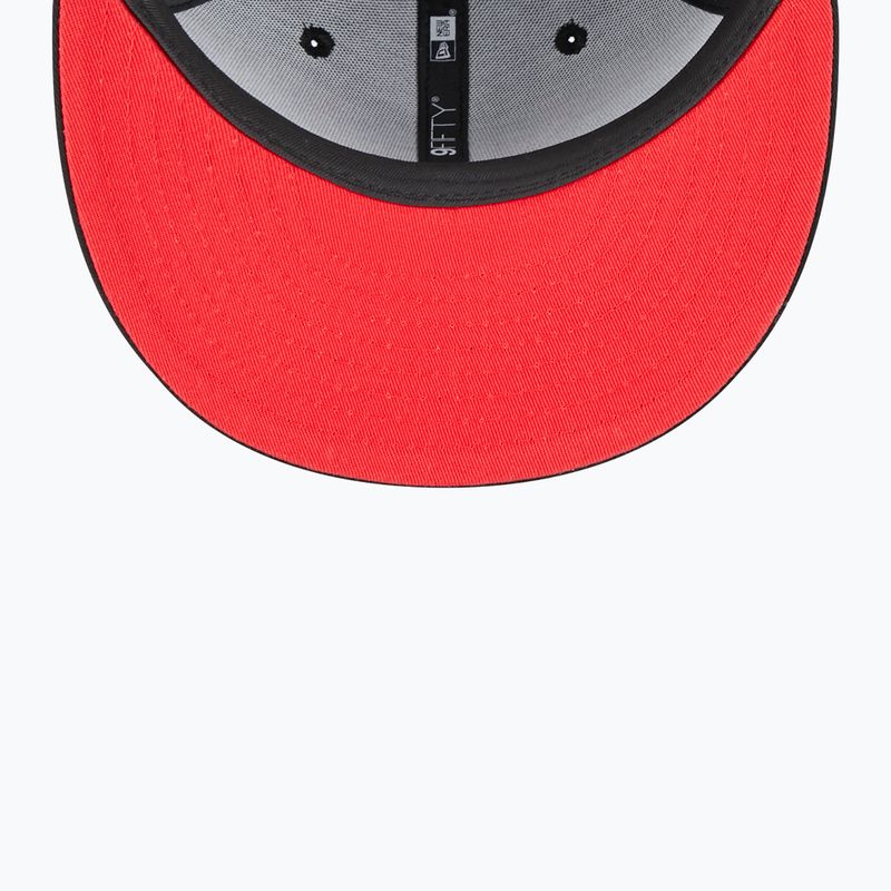 Cappello New Era Split Logo 9Fifty Chicago Bulls nero 5