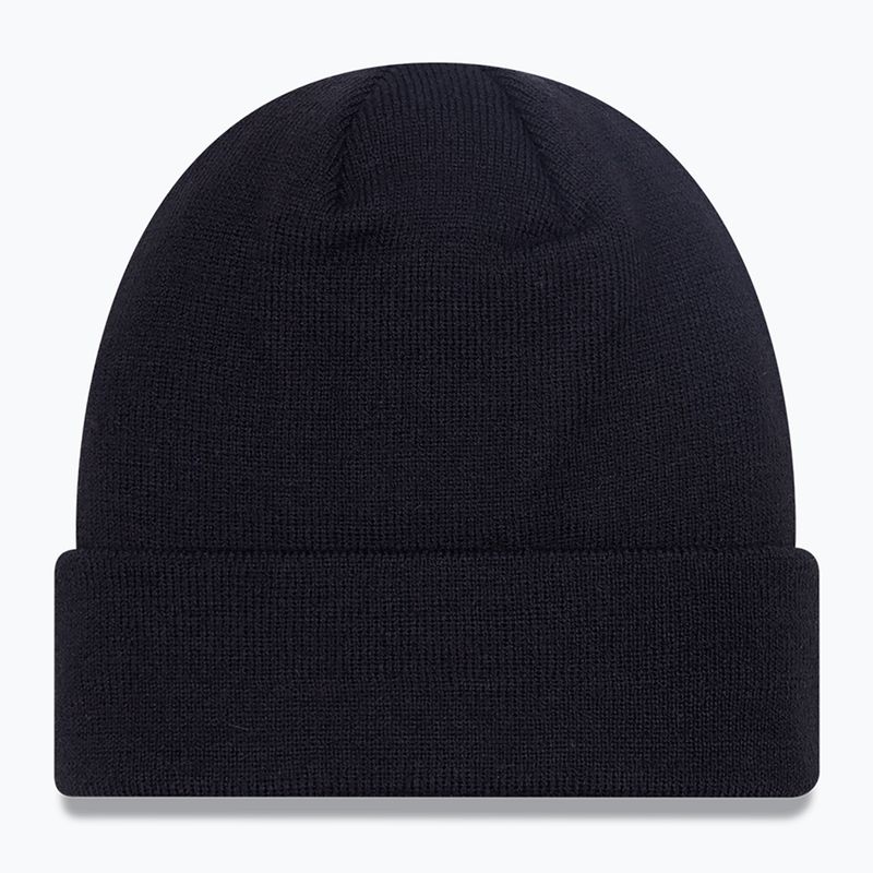 New Era Badge Metalic Cuff Knit Chicago Bulls berretto invernale nero 2