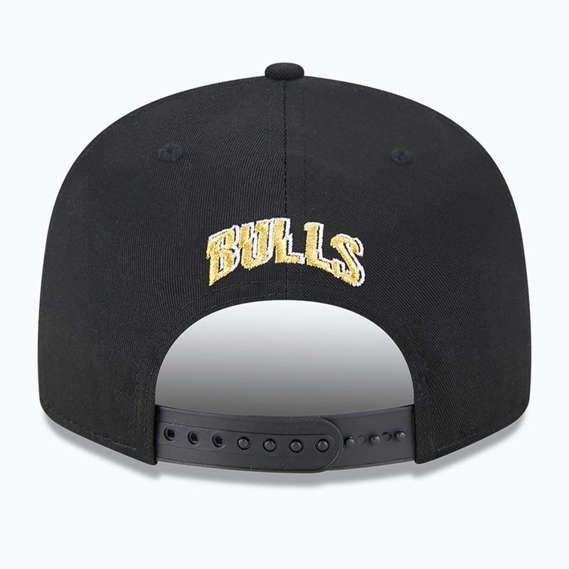 Cappello New Era Foil 9Fifty Chicago Bulls nero 4