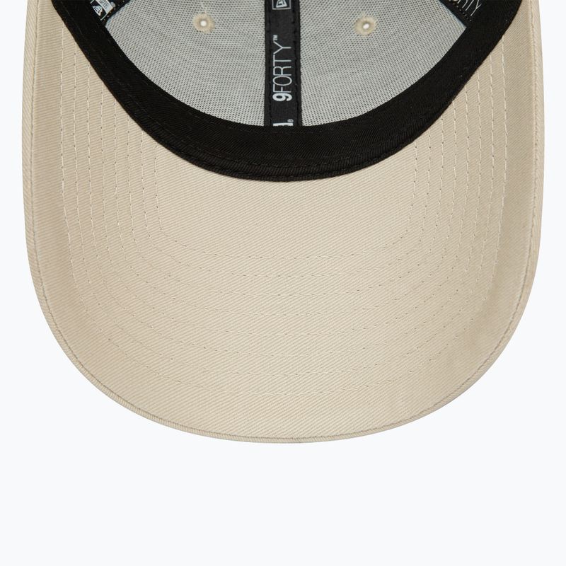 Cappello da baseball New Era Flower 9Forty New York Yankees donna beige chiaro 5