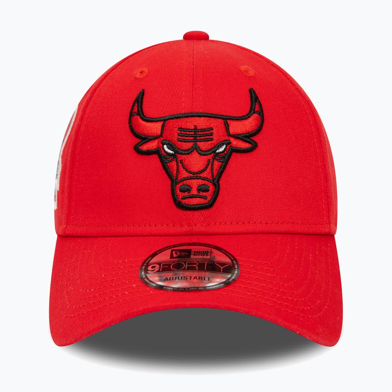 Cappello da baseball New Era Side Patch 9Forty Chicago Bulls uomo rosso 3